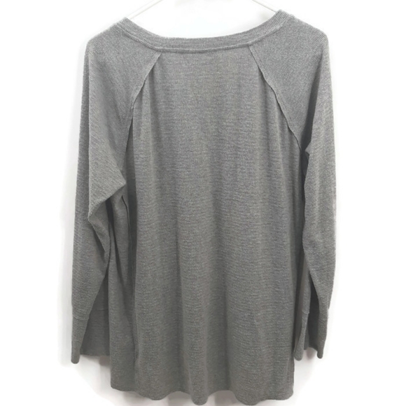 Wildfox Haley Gray Brushed Sweatshirt Large - Picture 3 of 7